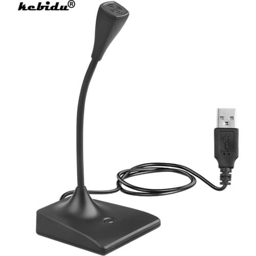 Dropship USB Mini Stand Microphone For Computer USB Stand Professionnal Condenser Microphone USB Mic For Windows 7 8 10 Max OSX