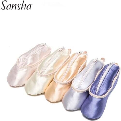 Sansha Ballerina Satin Ballet Pointe Shoe Coin Purse Wallet Keyring Gifts Kids For Dance Lovers SSWT