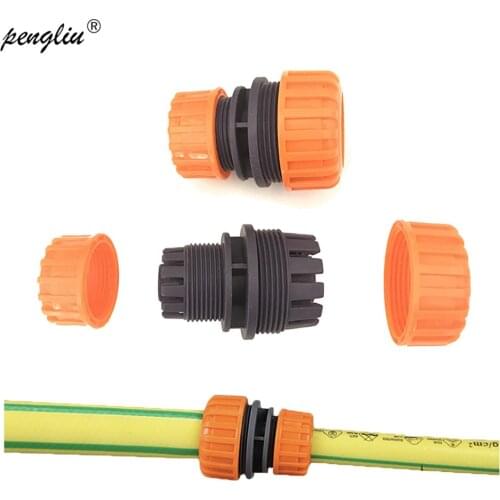 2pcs Water Quick Connector Hose 1/2" Connect to 3/4" Hose Repair Connector Garden and Lawn Irrigation Hose Repair Joints IT189