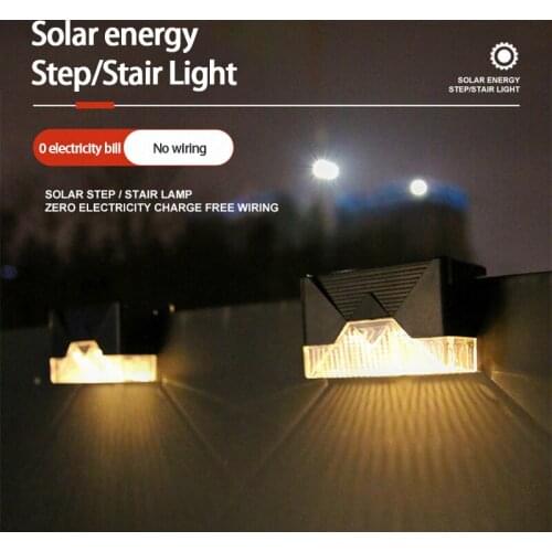 LED Solar Light Deck Light Fence Light Solar LED Light Outdoor Garden Lights Outdoor Street Lamp Stair Lights Step Lights