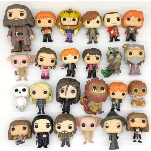 Viktor Krum Dobbyes Luna Bellatrix Nearly Headless Nick Hedwigs Series figures Action modal toys for kids gift