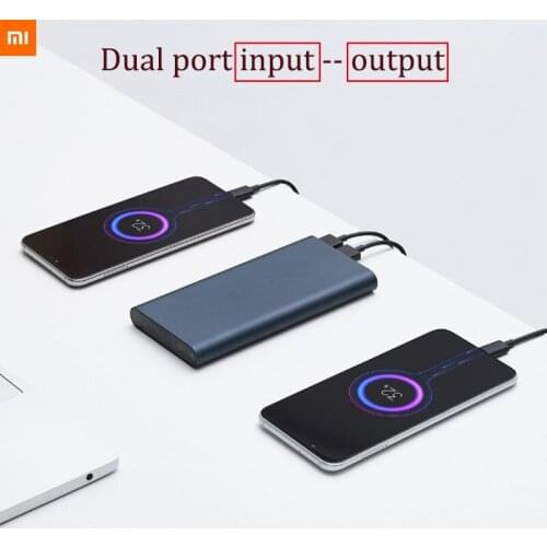Xiaomi Mi Power Bank 3 10000mAh Fast charge version Micro-USB USB-C Two-way 18W Battery Travel Powerbank for iPhone for huawei