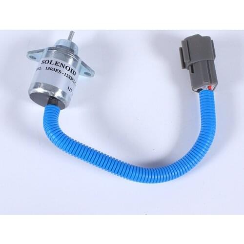 1503ES-12S5SUC12S Fuel Shutdown Solenoid Valve for Hyundai/Daewoo/Komatsu Excavator Yanmar Woodward engine 12V 119233-77932