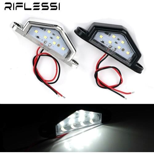 1 x 12V 24V Truck Trailer Motorcycle License Plate Light RV Van Auto Car Number Plate LED Lighting Lamp