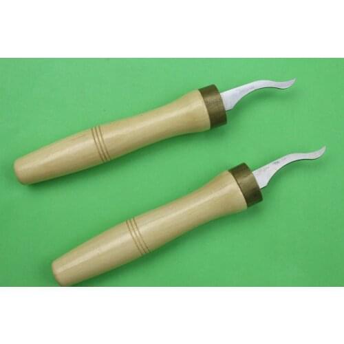 2pcs Violin making tools, clear up groove knife, good steel