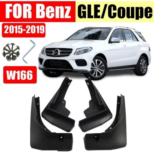 For Benz GLE 320 450 350 W166 GLE class Mudguards Fender Mud flap splash Guard Mudguard Fenders car accessories Front Rear 4 pcs