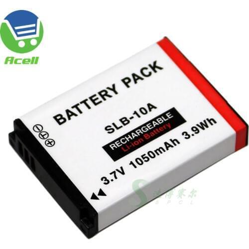 SLB-10A Battery for SAMSUNG WB1100F WB1101F WB1102F WB2014F SL620 SL720 SL820 PL60 PL65 PL70 P1000 Camera Replace 4302-001221