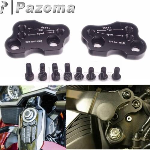 Aluminum Motorcycle Risers Pad For Honda GL1800 Goldwing 1800 GL1800 T GL1800 Tour Handlebar Heightened Accessories 2018-2019