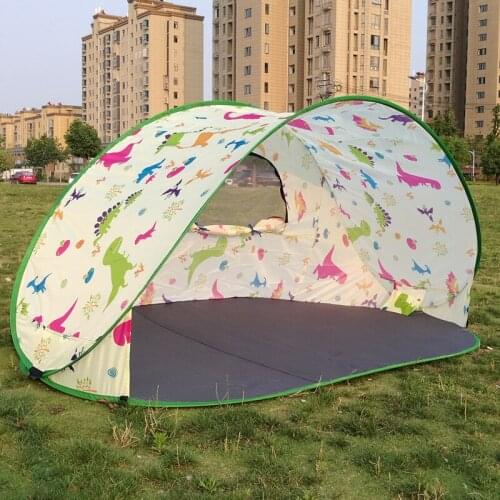 TT Automatic Beach Outdoor Tent 3-4 People Quickly Open Quick Opening Simple Sun-Proof Tent