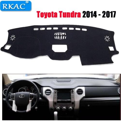 Car Styling Dashboard Cover Dashmat Dash Mat Pad Interior Sun Visor Shade Carpet ANTI-UV Car Cover For Toyota Tundra 2014 - 2017