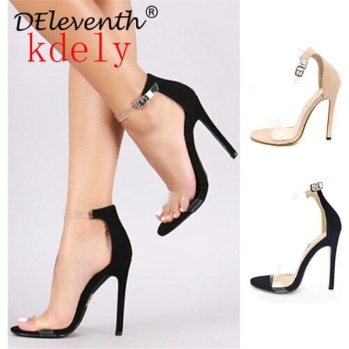 Platform Sandals Summer Dress Shoes Women High Heel Thin Ankle Strap Ladies Wedding Gladiator Sandals chaussures femme ete 2020