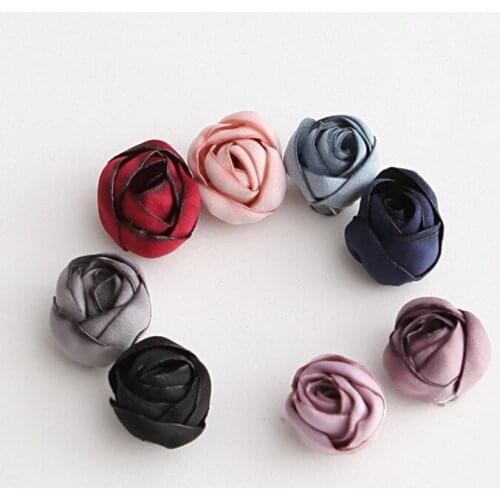Rose Bud burning Flower DIY Hair Accessories Mini Rosette Flower little hair accessories Flower Buds Invitation Flowers