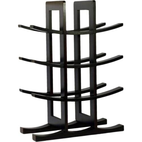 Wooden Bamboo Wine Rack 12 Bottle Bar Kitchen Dining Storage Liquor Holder Home Decor Countertop Wine Rack Holder