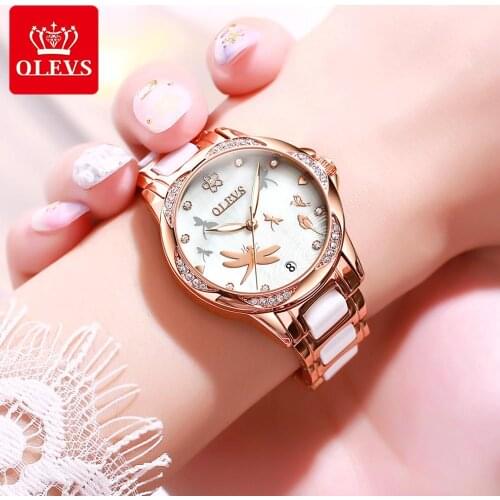 Mechanical Women Watches Rose Gold Luxury Brand Wristwatches For Ladies Waterproof Automatic Watch Female Clock Montre Femme