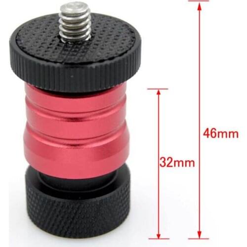 Mini 1/4" Thread Camera Tripod Ball Head Detachable Ballhead for Canon Nikon DSLR -Drop