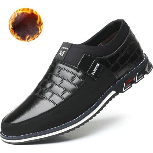 Plus Size 38-46 New 2020 Leather Men Casual Shoes Brand Mens Loafers Moccasins Breathable Slip On Driving Shoes