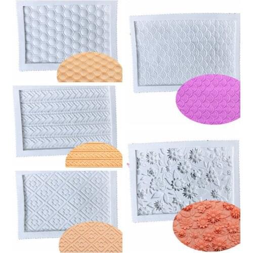 2021 New Lace Cake Silicone Mold Cake Border Fondant Molds DIY Cake Decorating Tools Candy Clay Chocolate Moulds