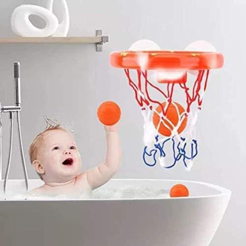 New Hot Toddler Bath Toys Kids Basketball Hoop Bathtub Water Play Set for Baby Girl Boy SMR88