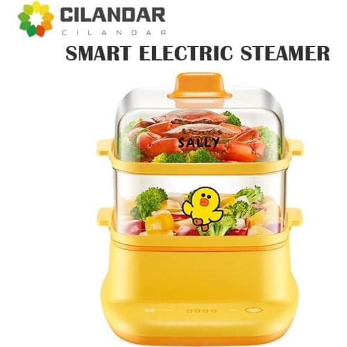 Electric steamer multi-function intelligent heat preservation breakfast machine small automatic power-off steamer multi-layer