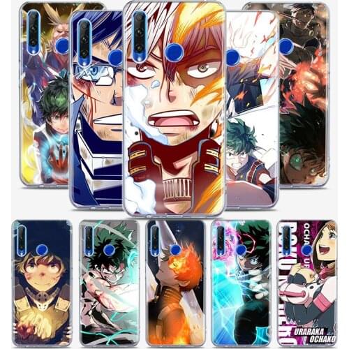 Anime My Hero Academia Silicone Cover For Honor 30 30S 30i 9 10 9A 9C 9S 9N 10i 10X 9X Lite Pro 5G Phone Case