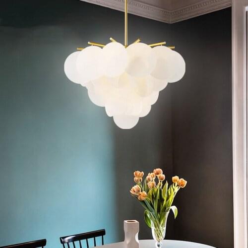 Modern Pendant lamp White Acrylic Flower Pendant Light Hanging Lamp Fixture For Living Room Hotel Flower Pendant Light PA0512