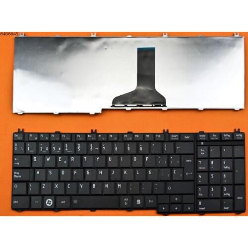 SP Laptop Keyboard New Spanish for TOSHIBA Satellite C650 C650D C655 C655D C660 C660D BLACK NO Frame NO Backlit
