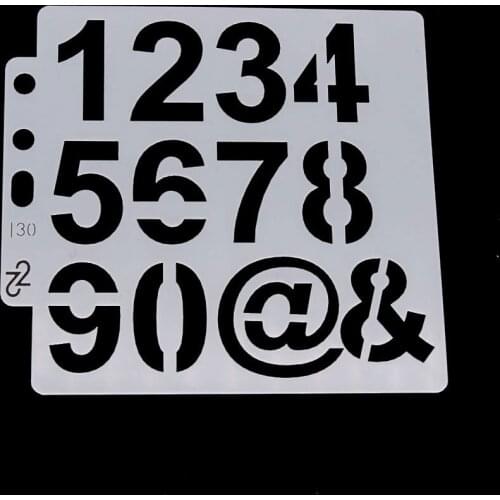 Number Layering Stencils for Diy scrapbook/photo album Decorative Embossing coloring,painting stencil,home decor