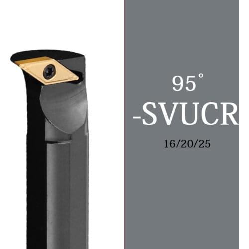 CNC Carbide Lathe Cutting Tool S16Q S20R SVUCR11 SVUCL11 Boring Bar Machining Metal Cutter Turning Tool Holder Set