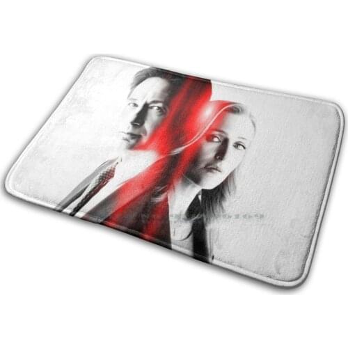 X Files Mat Rug Carpet Anti-Slip Bedroom Entrance Door Mat The Xfiles X Files Gillian Anderson David Duchovny