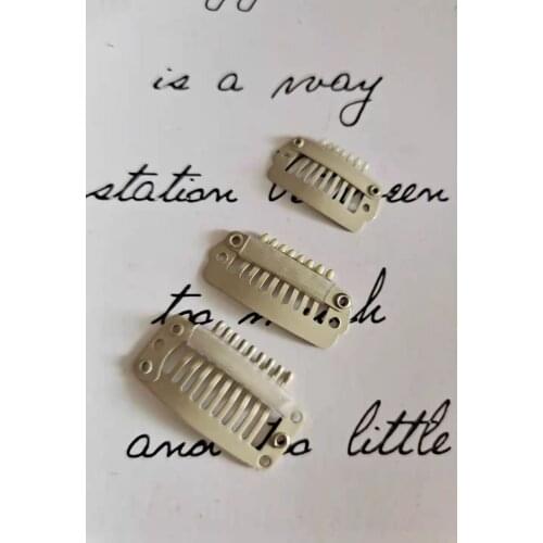 DIY Dog Hair Clips Cat Grooming Supplies Pet Dogs Hairpin Stainless Steel Hair Comb Type Wig Clip 2.3CM 2.8CM 3.2CM