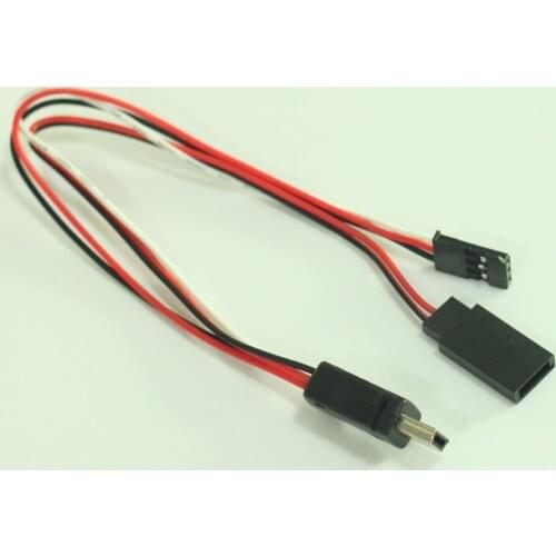 1 Gopro/Gopro 3 USB TO AV Video Output & 5V DC power BEC input Cable plug FPV s
