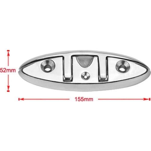 6 inch 316 stainless steel folding cable tether horn boat yacht hardware accessories