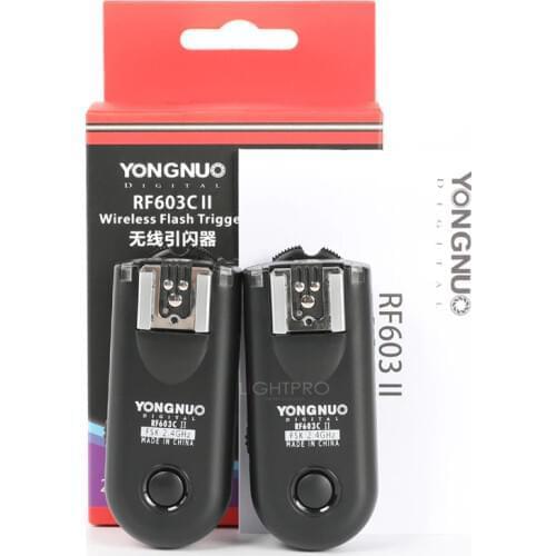 Yongnuo Wireless Remote Shutter Flash Trigger RF-603 II C1 C3 N1 C3 for Canon Nikon Pentax Fuji Samsung Kodak Camera DSLR