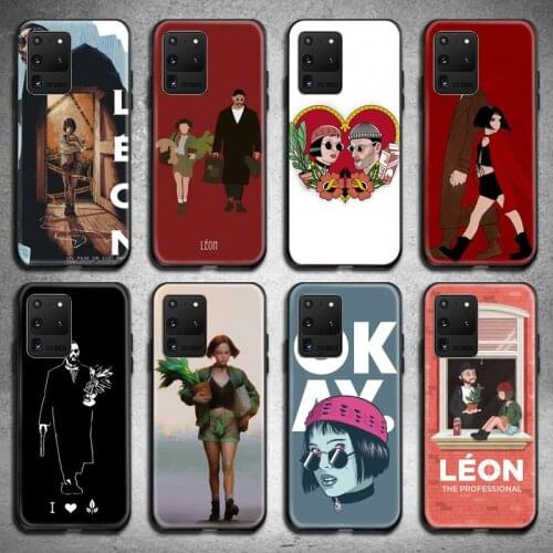 HOTCASHOP Popular movies Leon Mathilda Phone Case for Samsung S20 plus Ultra S6 S7 edge S8 S9 plus S10 5G lite 2020
