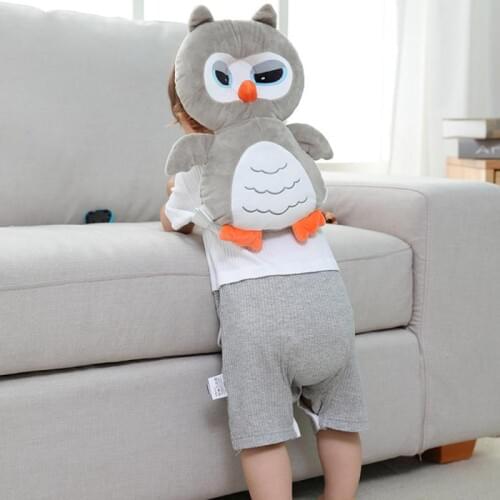 Baby Head Protection Pillow Cute Cartoon Owl Panda Anti-fall Pillow Protective Cushion Toddler Headrest Pad Baby Safe Care
