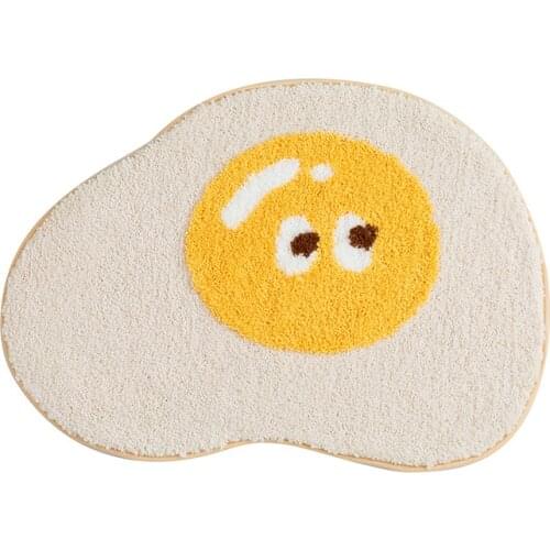 Flocking Bathroom Door Entrance Mat Toilet DoorMat Water Absorbent Foot Mat Non-slip Rugs and Carpets for Living Room Floor Mat