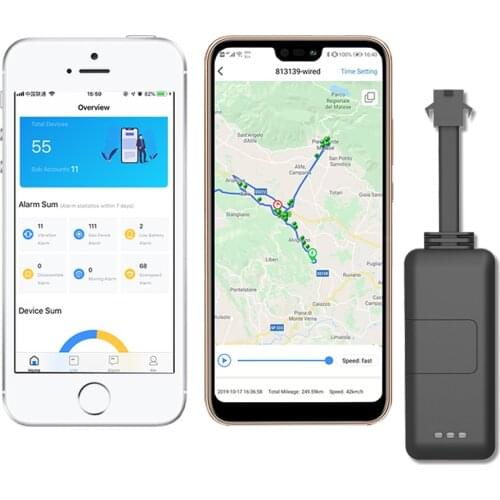 2G GPS Tracker Car Motorcycle Remotely Cut-off Petrol/Electricity Geo-fence Alarm Back-up Battery Vehicle Locator