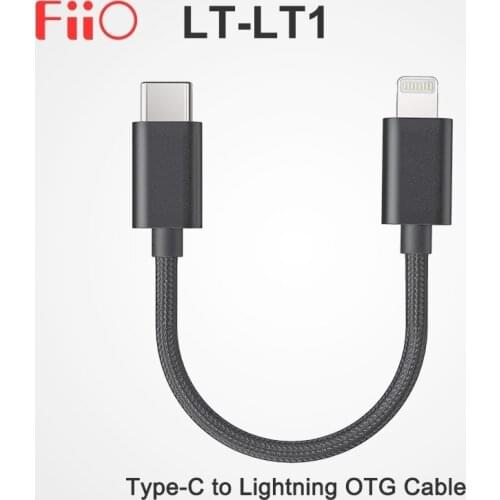 Fiio LT-LT1 LTLT1 Type-C to Lightning OTG Cable for iOS Connect BTR5 BTR3K Q3