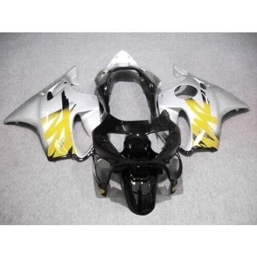 Injection mold Fairing for 100%New CBR600 F4 1999 2000 CBR600F4 1999 2000 CBR600 99 00 motorcycle fairing kits silver black