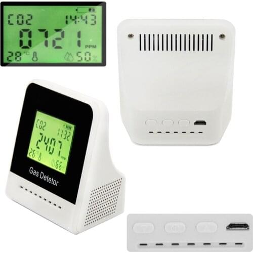 Air Quality Monitor Co2 Monitor Indoor Temperature Humidity Tester Home Office