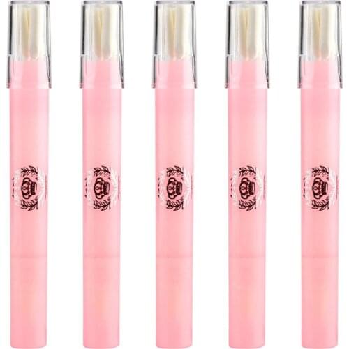 5pcs Tattoo Remover Cream Pen Mark Removal Brush With 3 Replacement Heads Tattoo Eyebrow Mark Removing Skin Tattoo Marker Clean