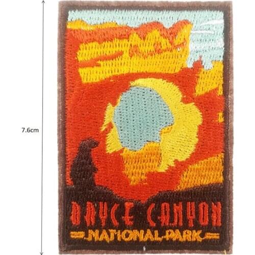 Custom embroidery Patches iron-on patch badge applique for clothing factory direct no MOQ