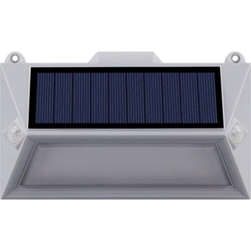 Solar Wall Lamp Waterproof Is For Courtyard Fence Terrace Stairs Human Body Induction Solar Lamp