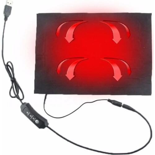 Newest 5V USB Electric Heating Pad 3 Gear Adjusted Temperature DIY Thermal Vest Jacket