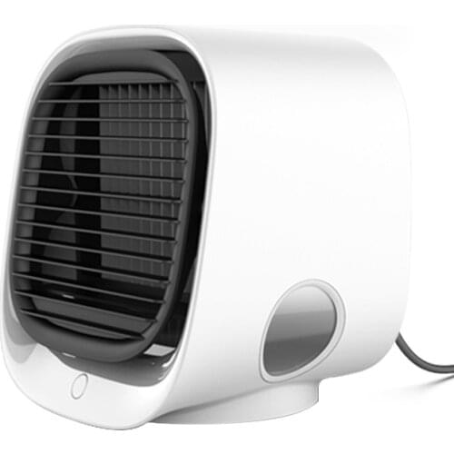 Portable Mini Air Conditioner USB Rechargeable Air Cooler Multifunctional Humidifier For Office Air Cooling Fan