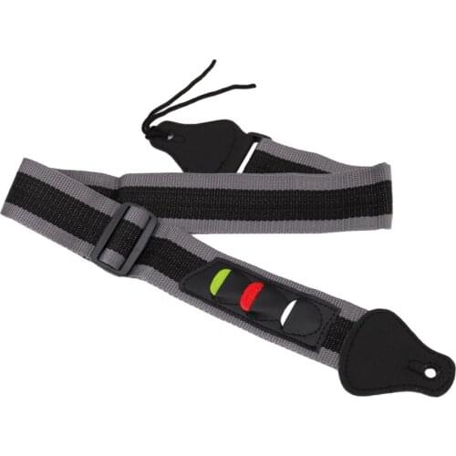 Practical Guitar Perform Strap Belt with Pick Holders Organiser Musical Instrument Parts