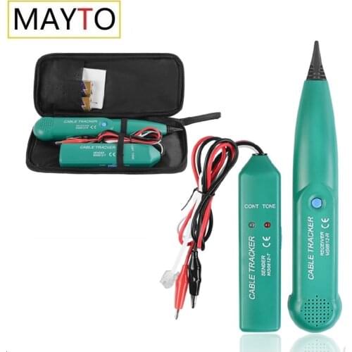 Professional MS6812 LAN Network Cable Tester Telephone Phone Wire Tracker Tracer for UTP STP Cat5 Cat6 Line Finder