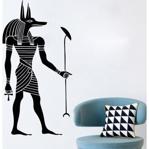 Modern Design Egyptian Figure Wall Sticker Home Decor Living Room DIY Removable Vinyl Wall Art Decal Bedroom Decoration