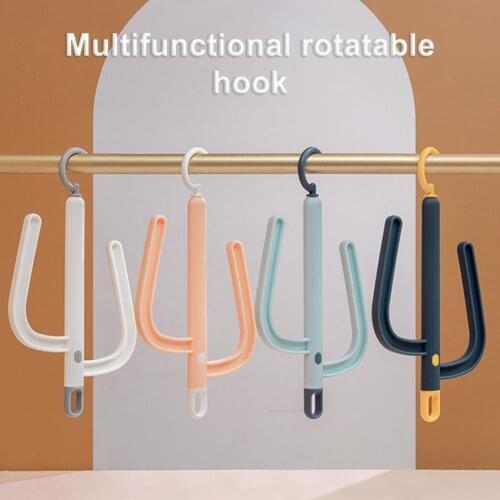 Shoe Drying Hanger Mini Hanger Hook Multifunctional Rotatable Organizer Space-saving Shoe Storage Holder Rack for Home School