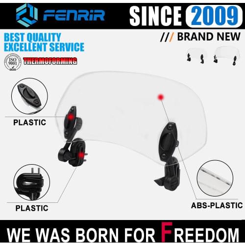 Motorcycle Windscreens Wind Deflector Windshield for royal enfield honda vfr 800 goldwing 1800 shadow 750 600 cbr 250r cbr650f